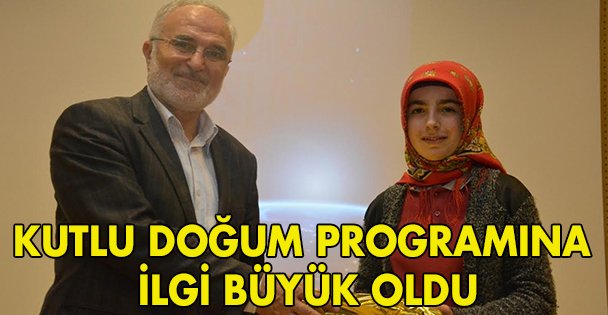 Kutlu Doğum Programına İlgi Büyük Oldu