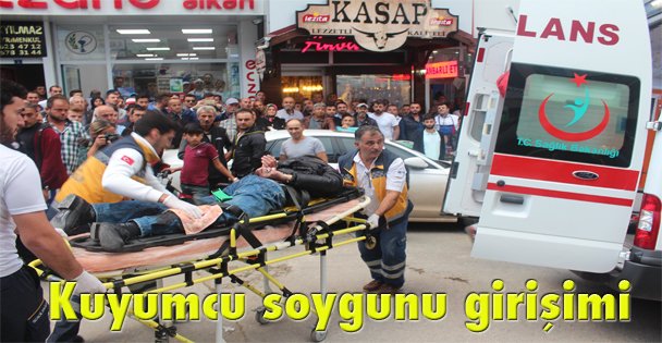 Kuyumcu soygunu girişimi