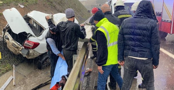 Kuzey Marmara Otoyolu'nda Kaza