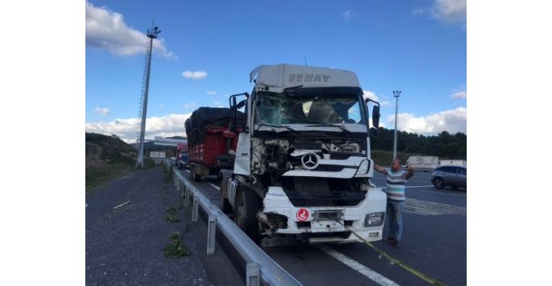Kuzey Marmara Otoyolu'nda otomobil ile tırın çarpışması sonucu 1 kişi öldü