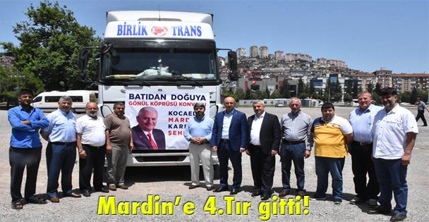 Mardin'e 4.Tır gitti!