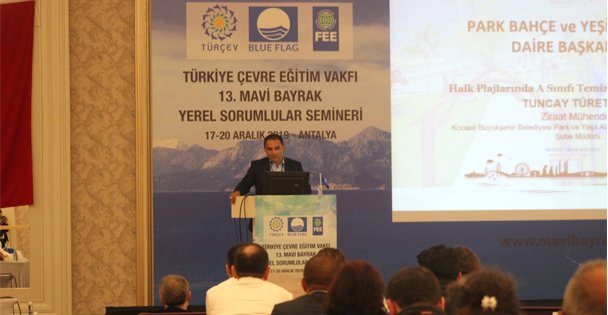 Mavi Bayrak seminerinde Kocaeli'deki hizmetler anlatıldı