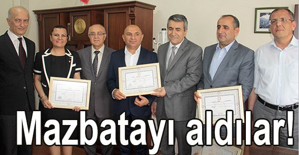 Mazbatayı aldılar!
