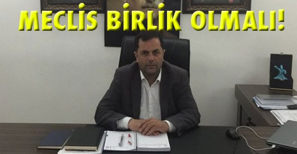 Meclis birlik olamadı!