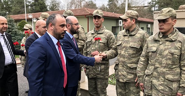 Mehmetçiğe destek ziyareti