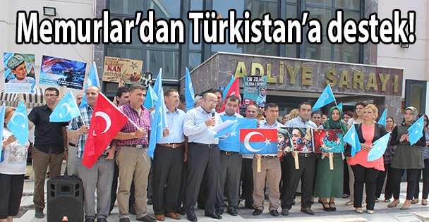 Memurlar'dan Türkistan'a destek!