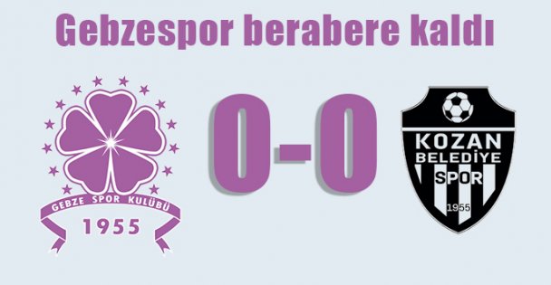 Menekşe berabere kaldı