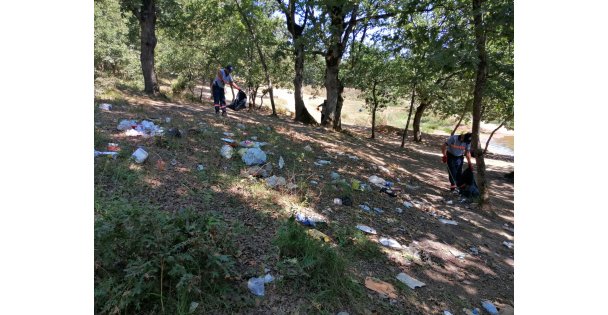 Mesire Alanlarında Temizlik Çalışmaları