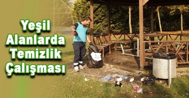 Mesire Yerleri Ve Yeşil Alanlarda Temizlik Çalışması