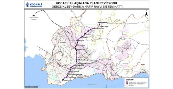 Metro'da güzergah tamam