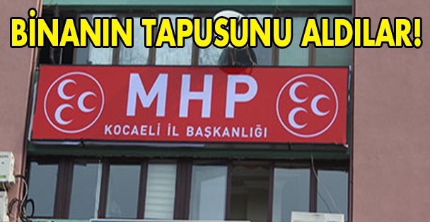 MHP binayı aldı