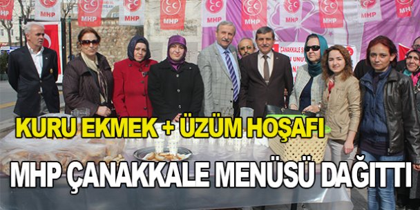 MHP, Çanakkale menüsü dağıttı!