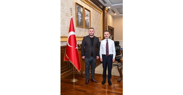 MHP Kocaeli İl Başkan Yardımcısı Ömer Faruk Özkanlı, Vali İlhami Aktaş'ı Ziyaret Etti