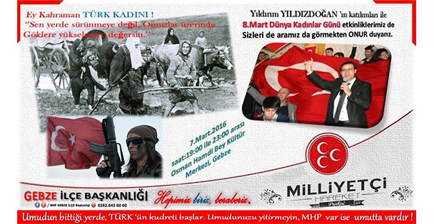 MHP'de Kadınlar Günü kutlanacak!