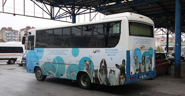 Mobil araç hayvanseverlerin hizmetinde