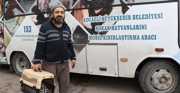 Mobil araç sokak hayvanlarının hizmetinde