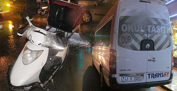 Motosiklete çarpıp kaçan sürücü yakalandı