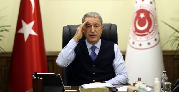 M.S. Bakanı Hulusi Akar, Türk-Rus Ortak Merkezi'nden bilgi aldı