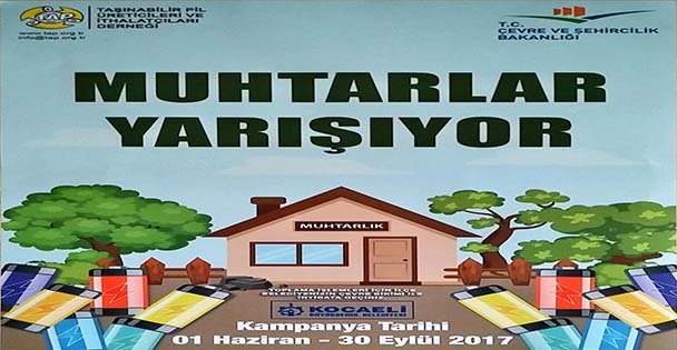 Muhtarlar atık pil toplamak için yarışıyor