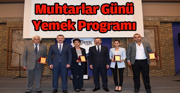 Muhtarlar Günü,Yemek Programı
