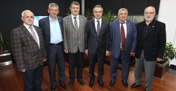 Muhtarlar Köşker'le görüştü!