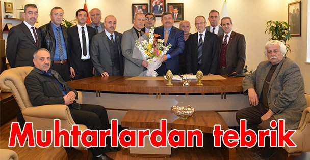 Muhtarlardan tebrik