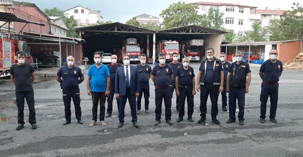 Mustafa Güler, İtfaiye Personelini Ziyaret Etti