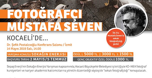 Mustafa Seven Kocaeli'ye Geliyor