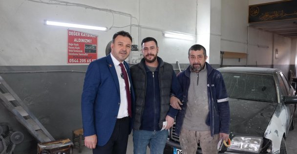 Mustafa Türel Tatlıkuyu esnafını dinledi