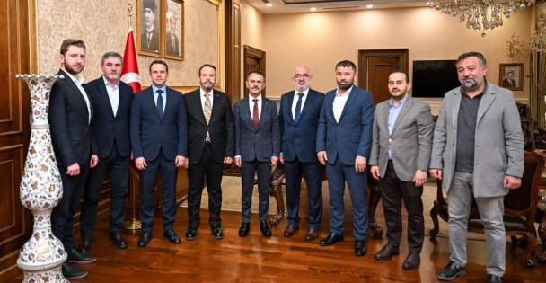 Müstakil Sanayici ve İş Adamları Derneği (MÜSİAD) Kocaeli Şube'sinden Vali Aktaş'a Ziyaret