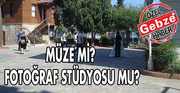 Müzeyi, stüdyo gibi kullanıyorlar!