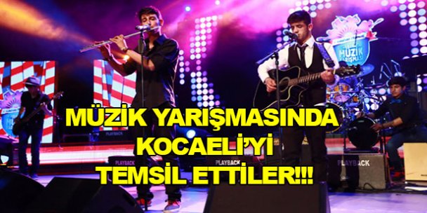 Müzik yarışmasında ilimizi temsil ettiler