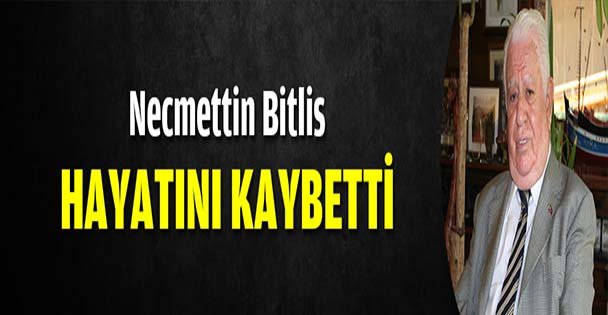 Necmettin Bitlis hayatını kaybetti