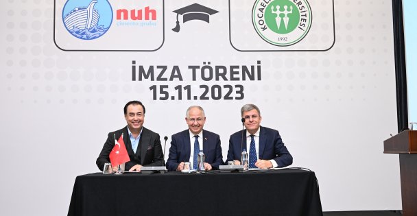 Nuh Çimento Grubu İle Kocaeli Üniversitesi Arasında İş Birliği İmzaları Atıldı