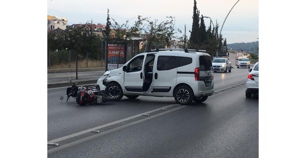 O noktada yine kaza oldu!