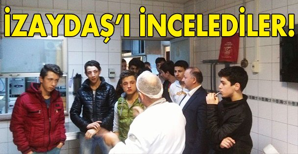 Öğrenciler İZAYDAŞ'ı inceledi