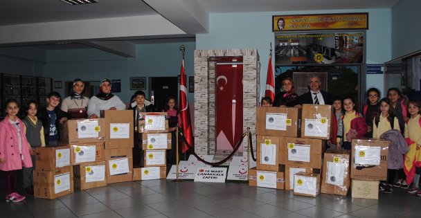 Öğrencilerden Afrin'e büyük destek