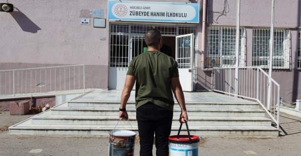 Okullara son 5 yılda 547 bin litre boya desteği