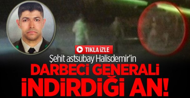 Ömer Halisdemir'in darbeci generali vurma anı