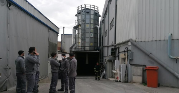 Orman Entegre Fabrikasında Yangın