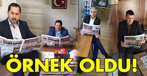 Örnek oldu!
