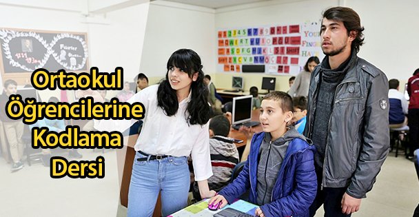 Ortaokul Öğrencilerine Kodlama Dersi