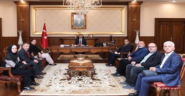 Oryantiring Federasyon Başkanı Aksoy'u ziyaret etti