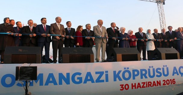 Osmangazi Köprüsü açıldı!