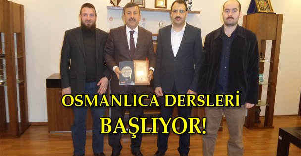 Osmanlıca dersleri başlıyor