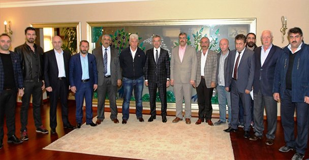 Otogar esnafını ağırladı
