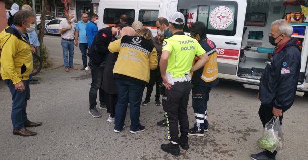 Otomobilin Çarptığı Kadın Yaralandı