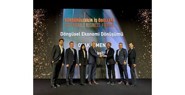 OYAK Çimento'ya 'Döngüsel Ekonomi Dönüşümü” Ödülü