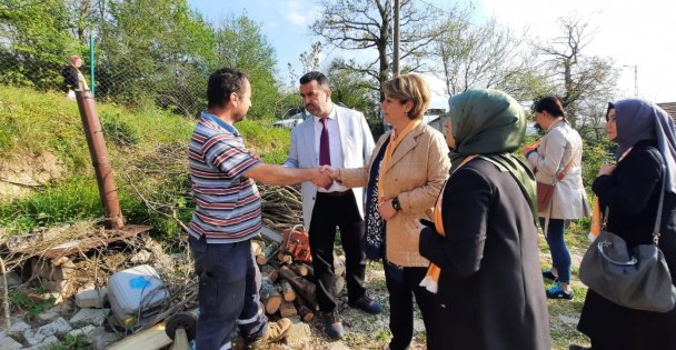 Özdemir'e Gebze'nin köylerinde sıcak ilgi