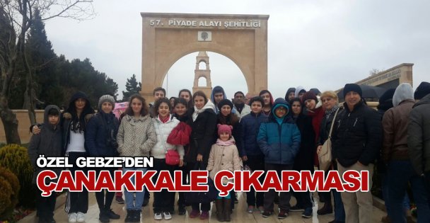 Özel Gebze'den Çanakkale çıkarması